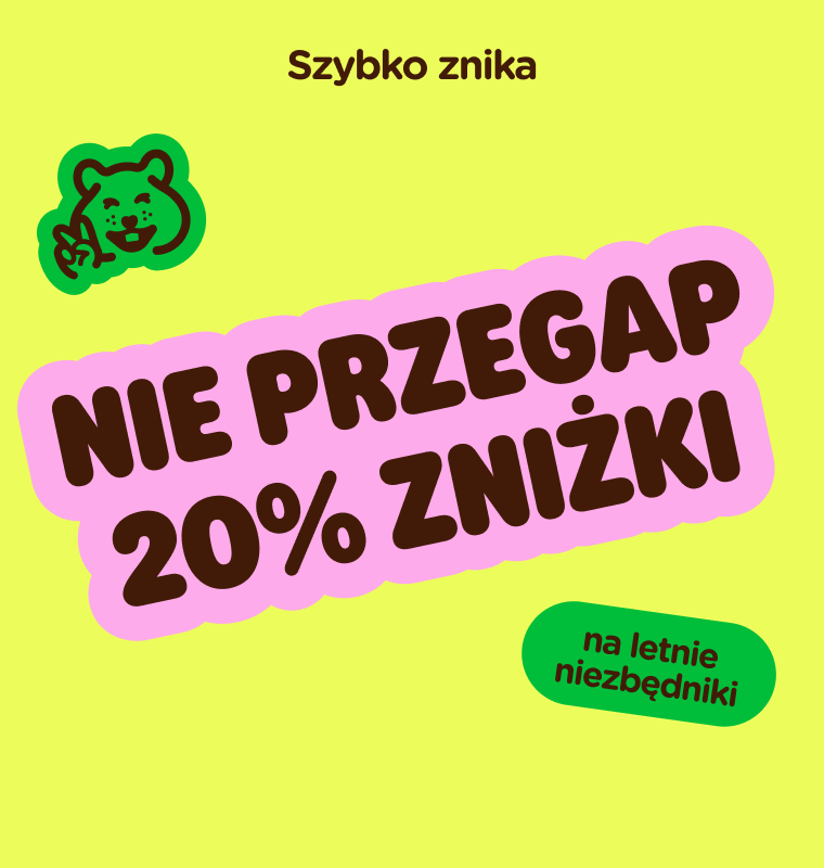  Nie przegap 20% zniżki