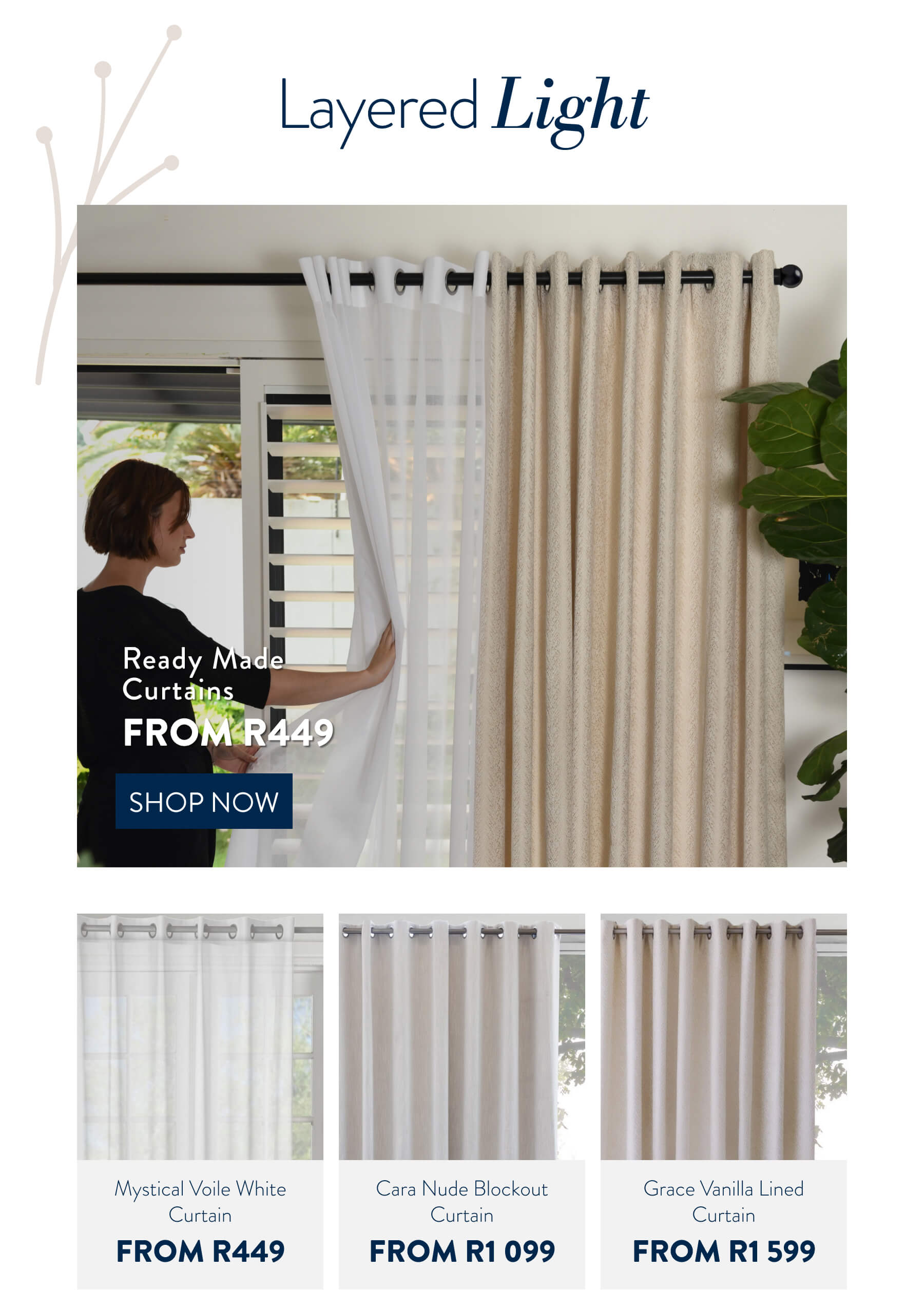 Ready made Curtains FROM