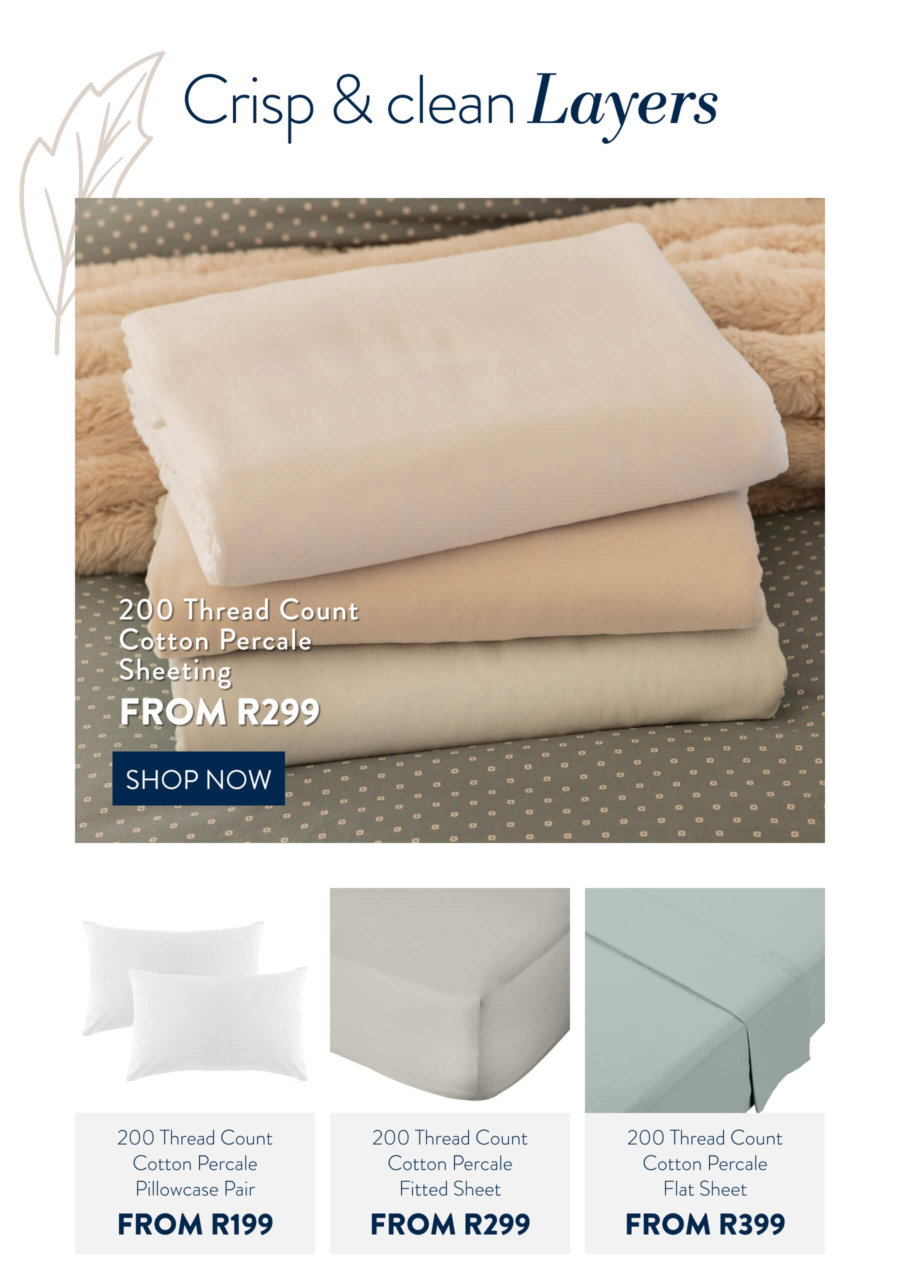 200TC Cotton Sheeting FROM: 