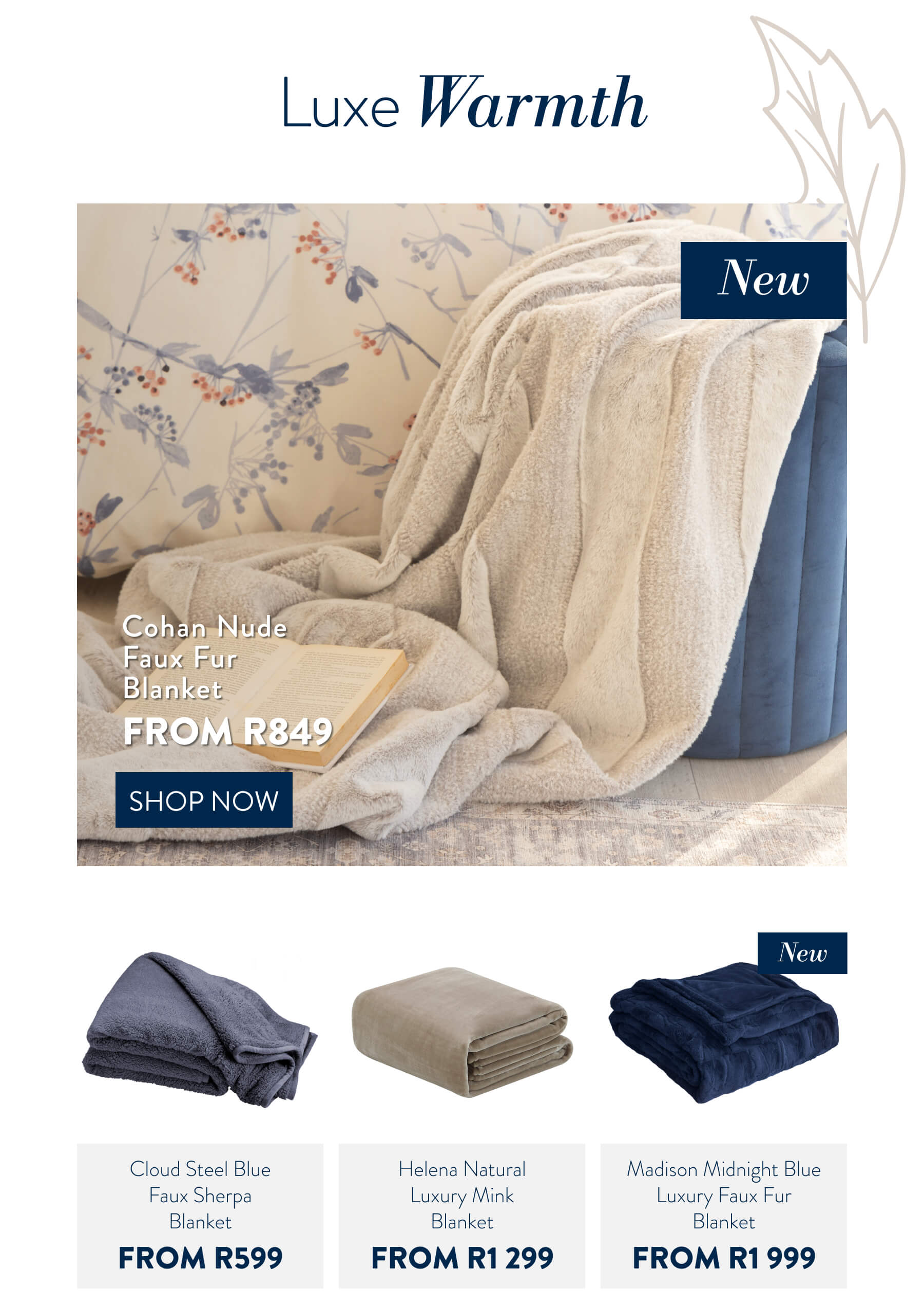 Blankets & Throws FROM