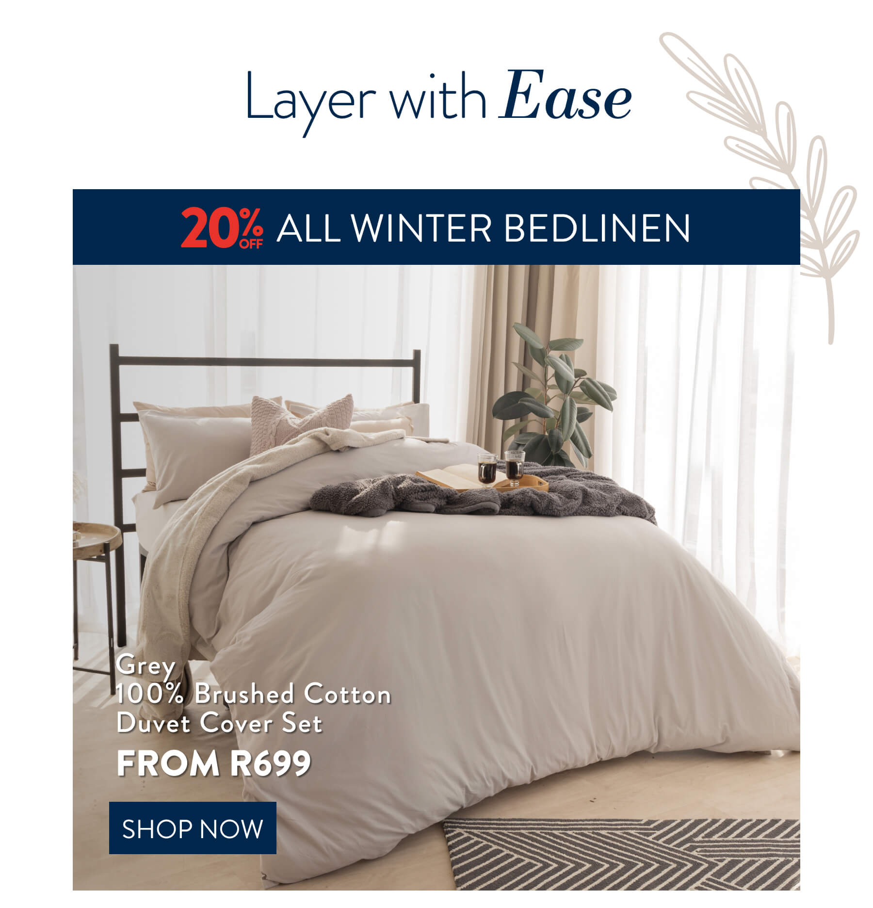 20% OFF on ALL Winter Bedlinen FROM