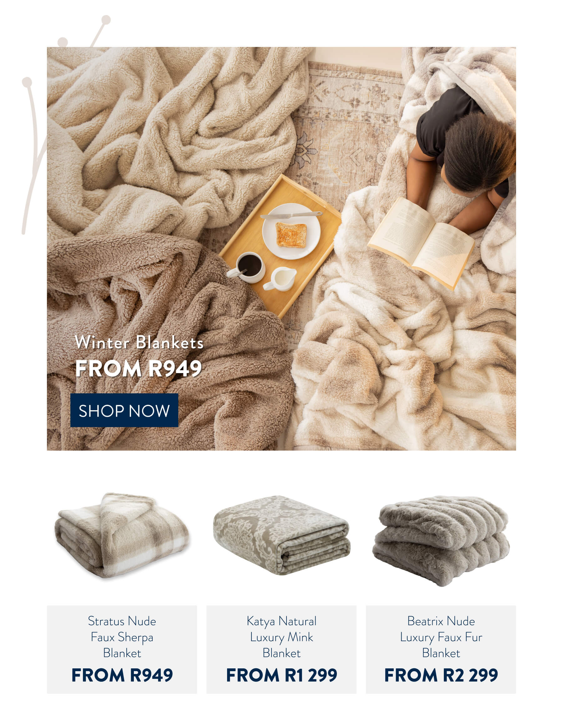 Blankets & Throws FROM