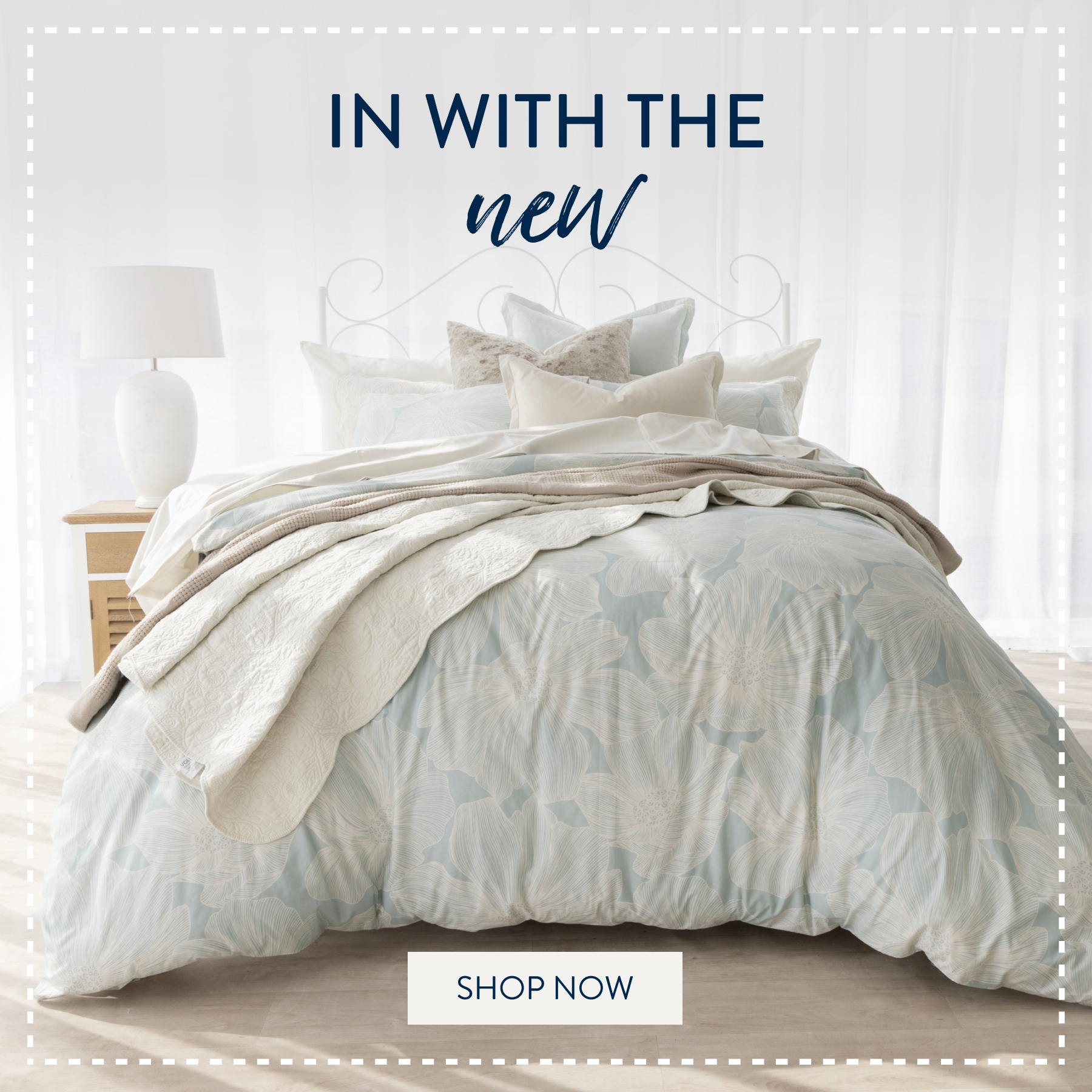 AAURORA DUCK EGG DUVET COVER SETFROM: