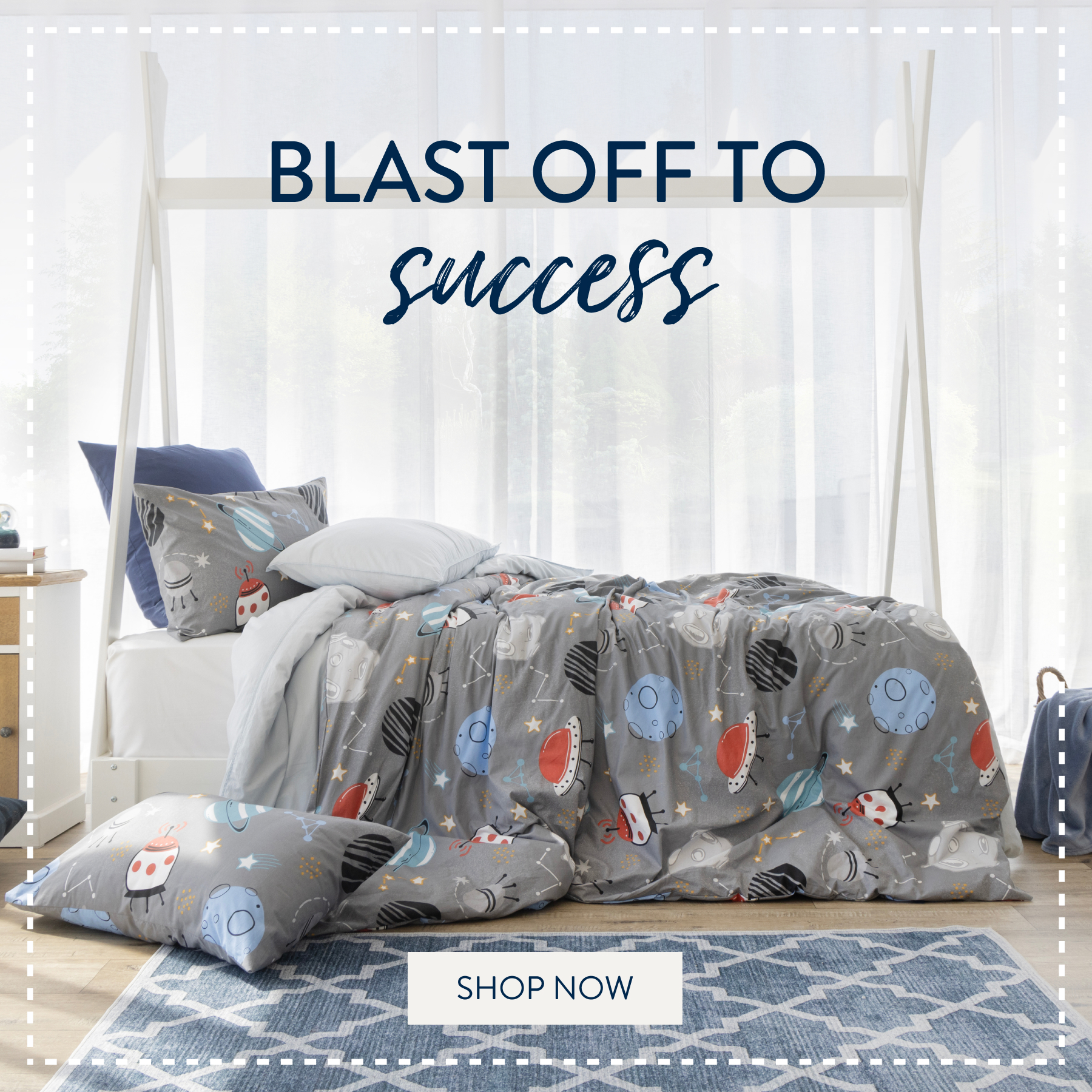 COMET GREY DUVET COVER SET FROM: 