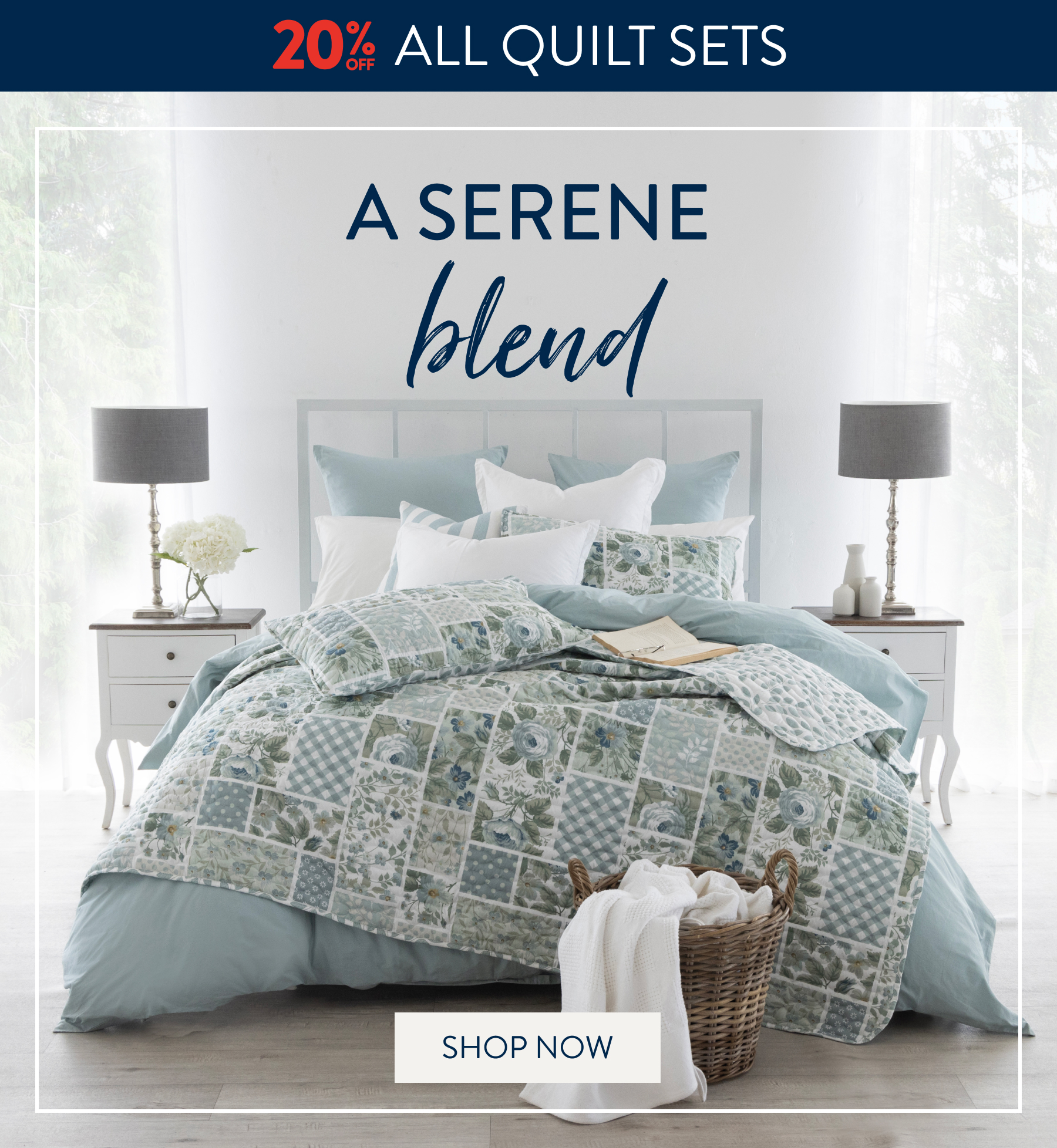 20% OFF ALL Quilts Set FROM: