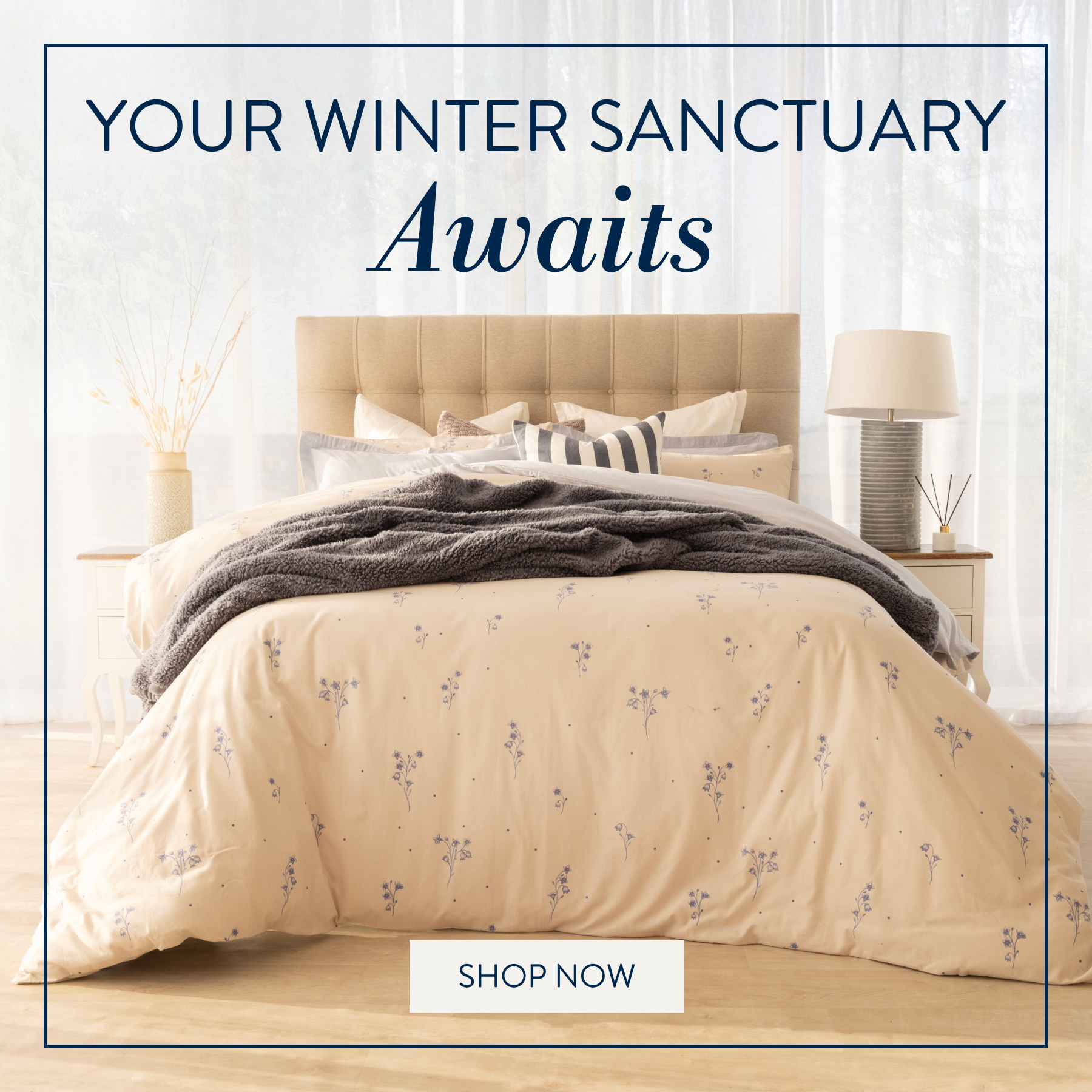 WREN NUDE DUVET COVER SET FROM: