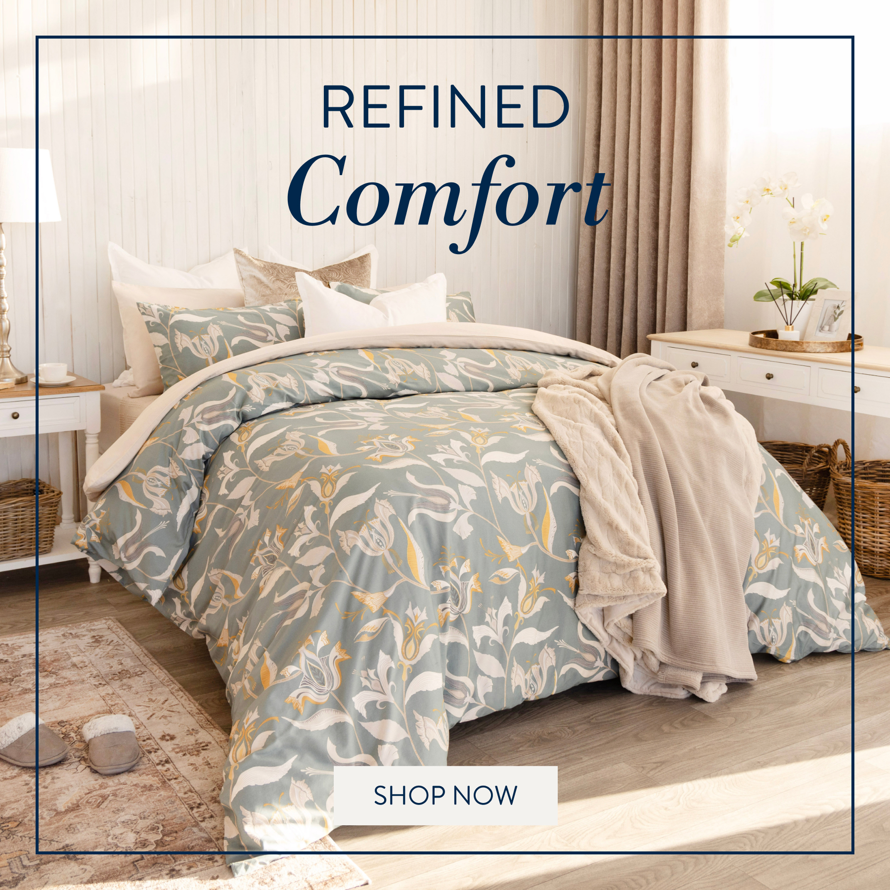 VICTORIA MINERAL DUVET COVER SET FROM: 