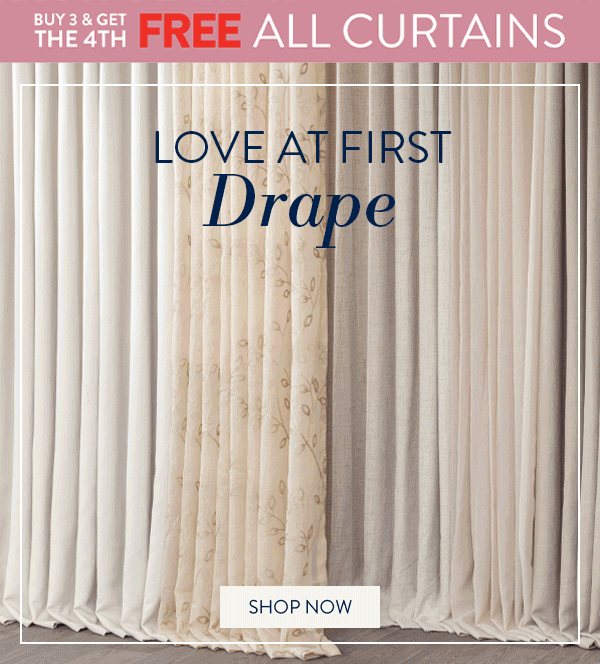 Buy 3 & 4th FREE ALL Curtains FROM: 