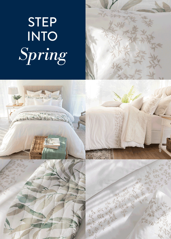 JASLEEN WHITE DUVET COVER SET FROM: 