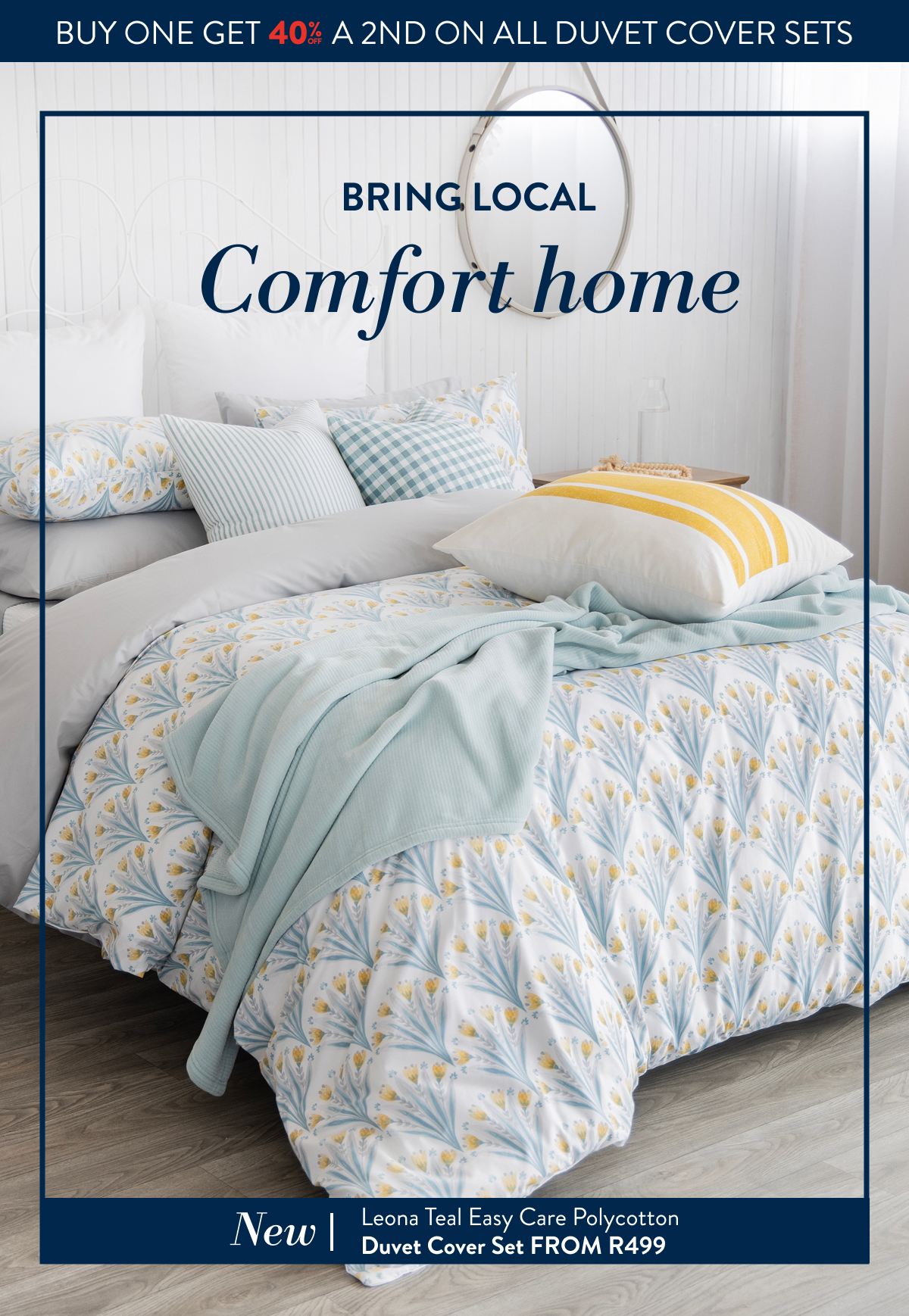 Buy 1 & Get 40% OFF a 2nd Duvet Cover Set FROM: 