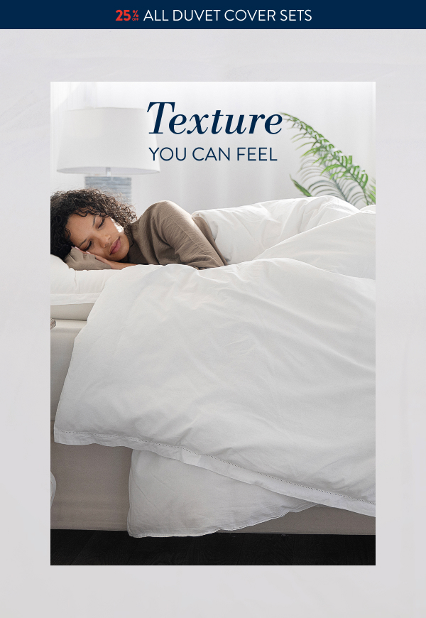 25% OFF ALL DUVET COVER SETS - Washed Cotton
