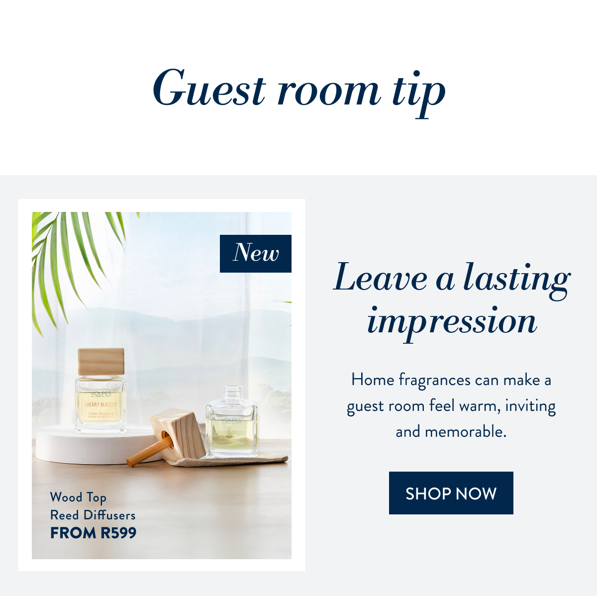 Guest Room Tip - Fragrances