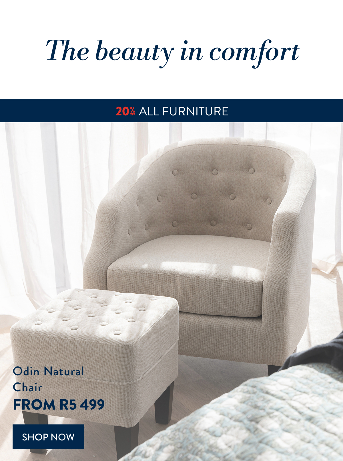 20% OFF ALL FURNITURE