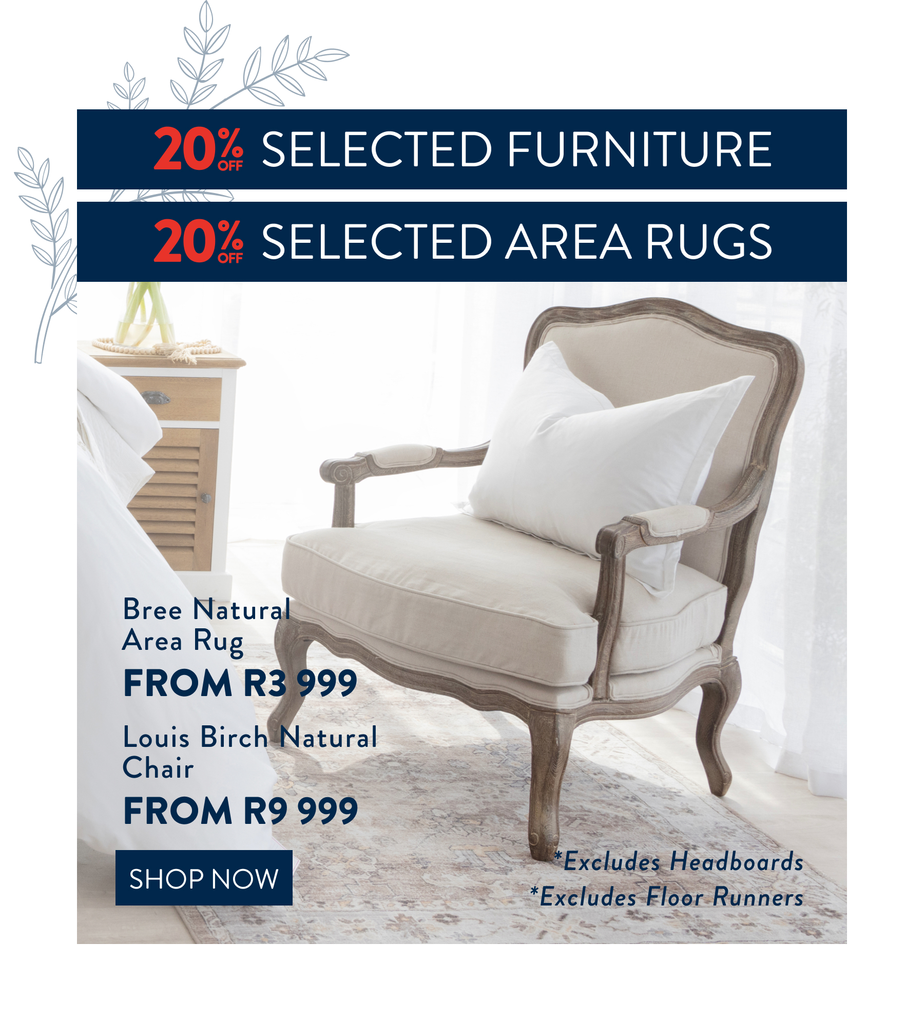 Louis Birch Natural Chair FROM: