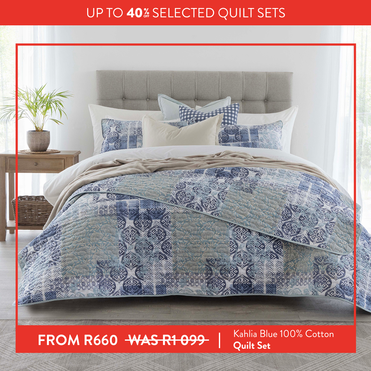 SALE: Up to 40% OFF Selected Quilt Sets FROM: 
