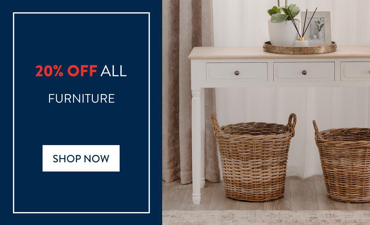 20% OFF ALL FURNITURE