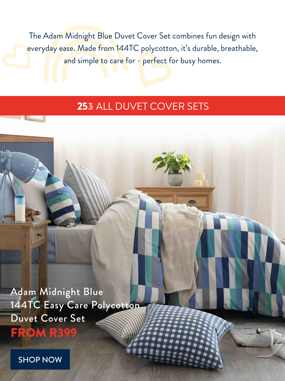 25% OFF DCS - Adam Kids Polycotton DCS