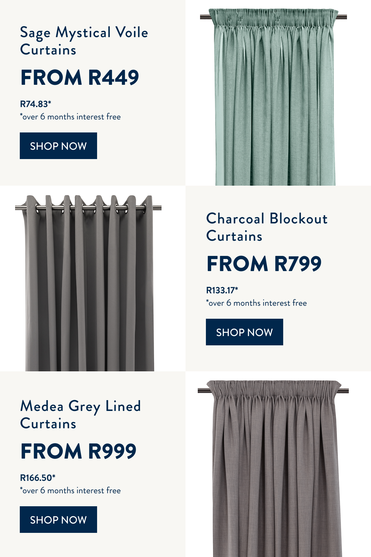 40% OFF 2ND - ALL CURTAINS
