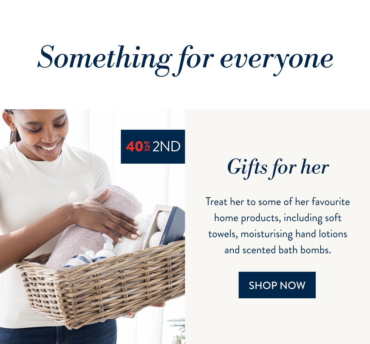 BUY 1 GET 40% OFF 2ND - TOWELS & FRAGRANCES