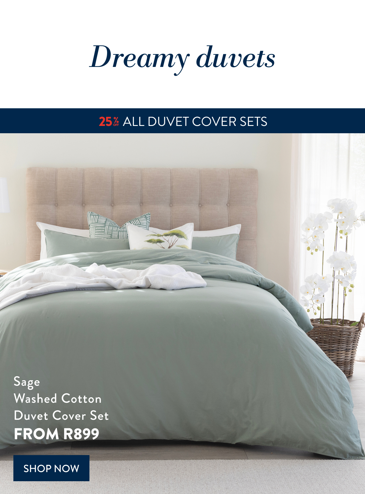 25% OFF ALL DCS - Washed Cotton