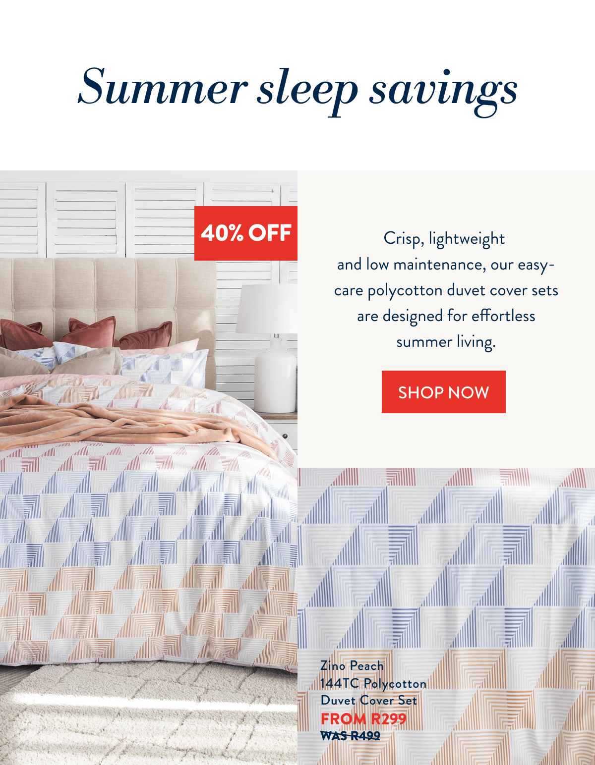 UP TO 40% OFF selected DCS