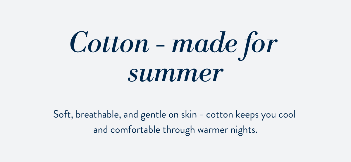 Benefits of cotton
