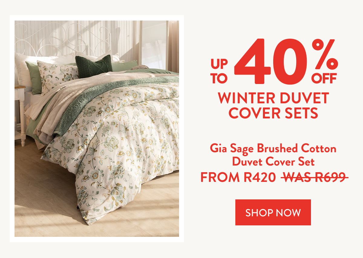 Up to 40% OFF GIa Sage Brushed Cotton DCS FROM: 