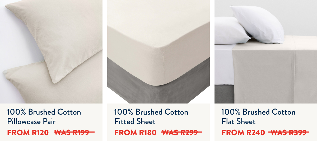 SALE: Brushed Cotton Winter Bedding: 