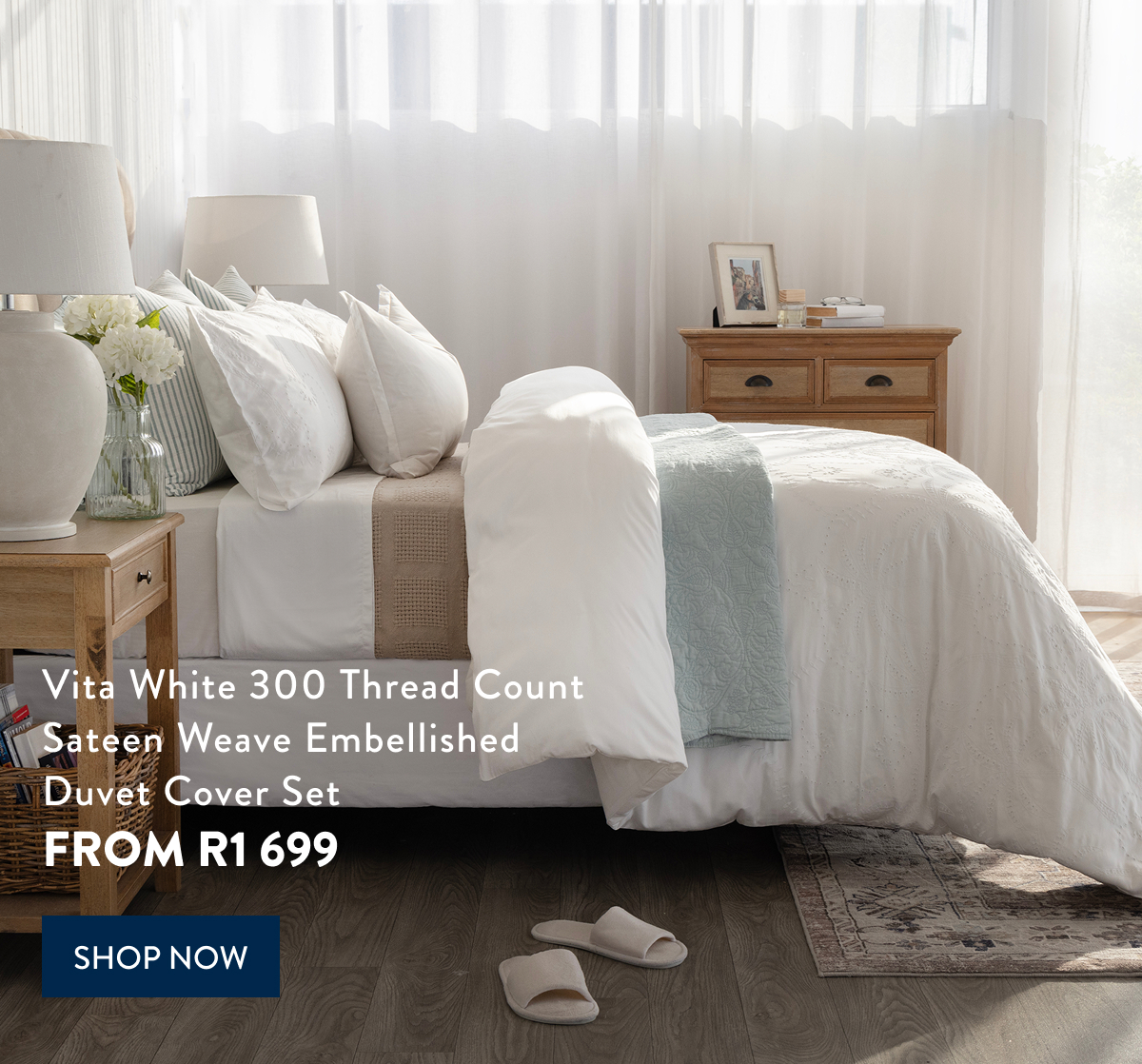 Get 40% OFF a 2nd VITA WHITE DUVET COVER SET FROM: 