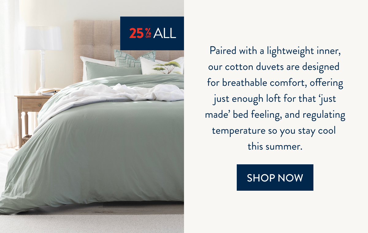 25% OFF ALL DCS - Washed Cotton