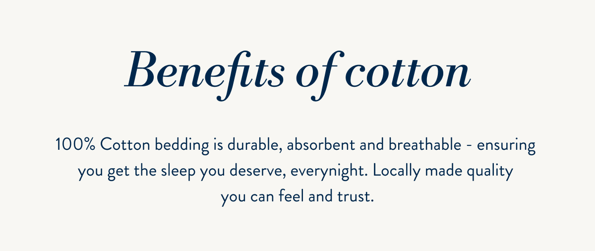Benefits of Cotton
