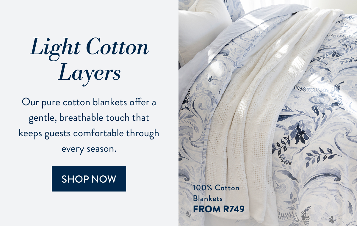 Cotton Blankets FROM