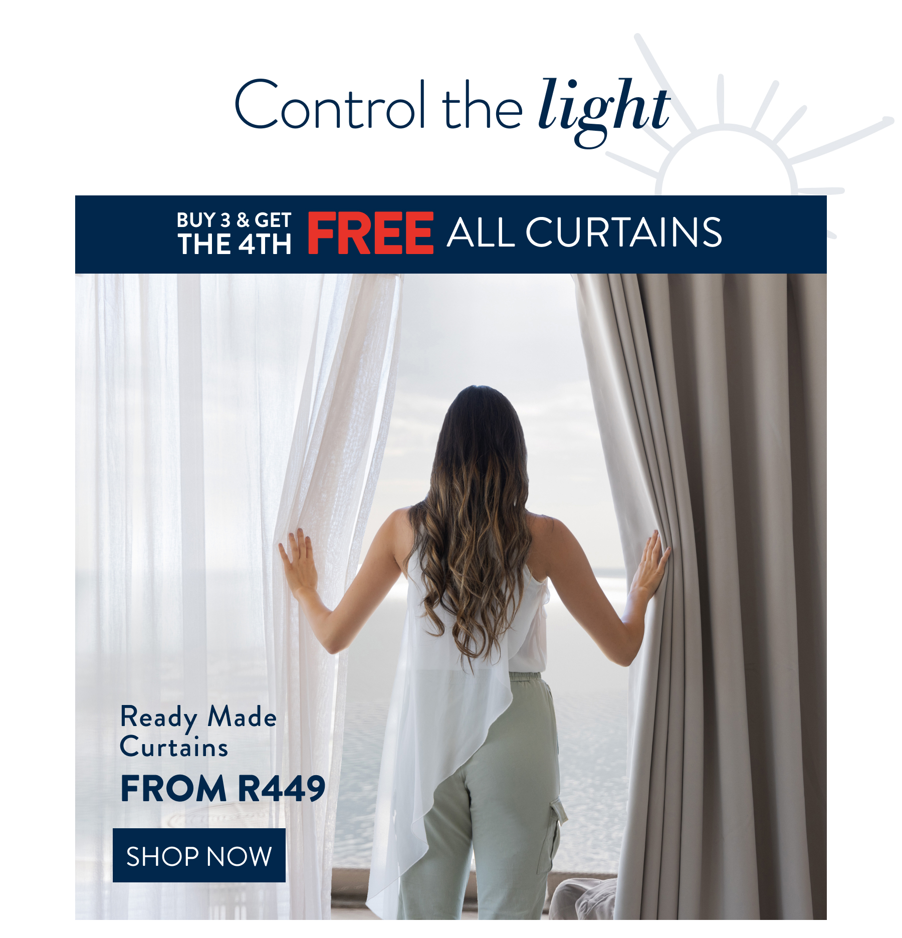 Buy 3 & Get the 4th FREE ALL Curtains FROM: 