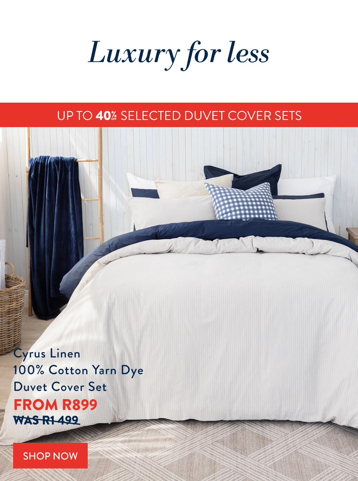 SALE - UP TO 40% OFF SELECTED DCS