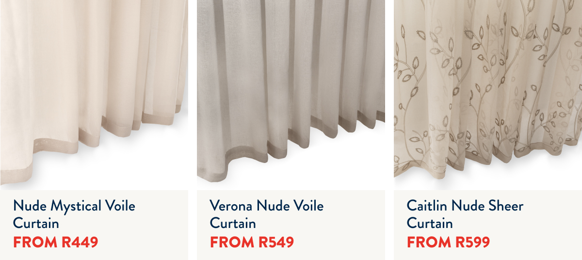 BUY 1 & GET 40% OFF 2ND - SHEER CURTAINS