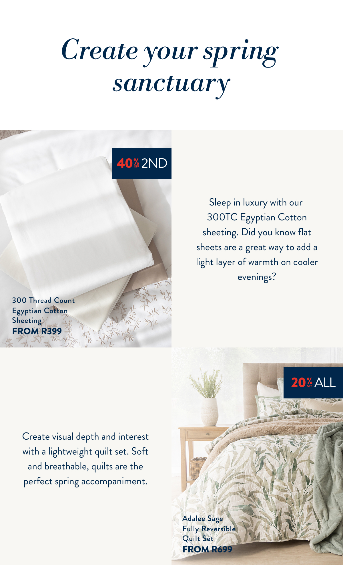 ADALEE SAGE QUILT SET FROM: 