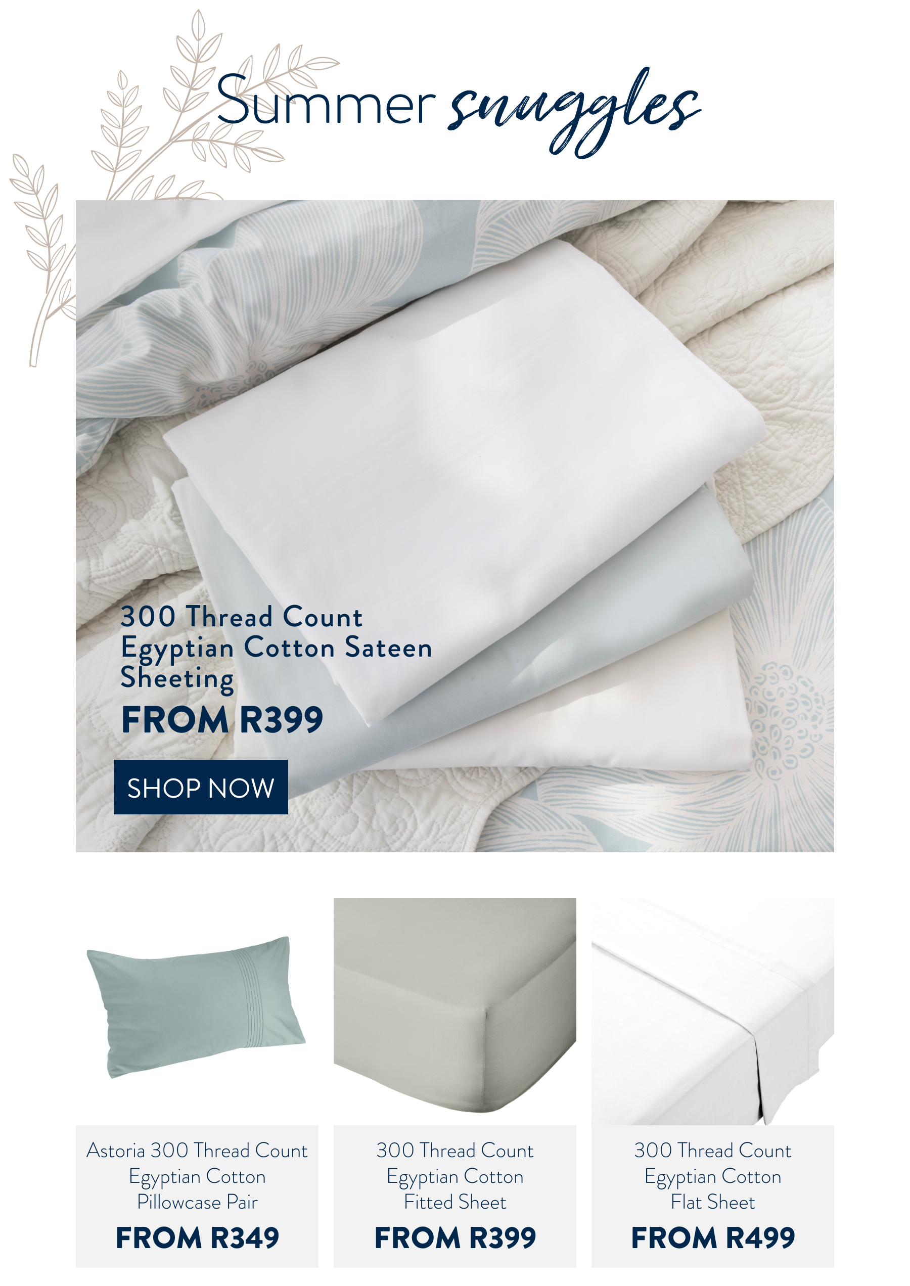 300TC Cotton Sheeting FROM: