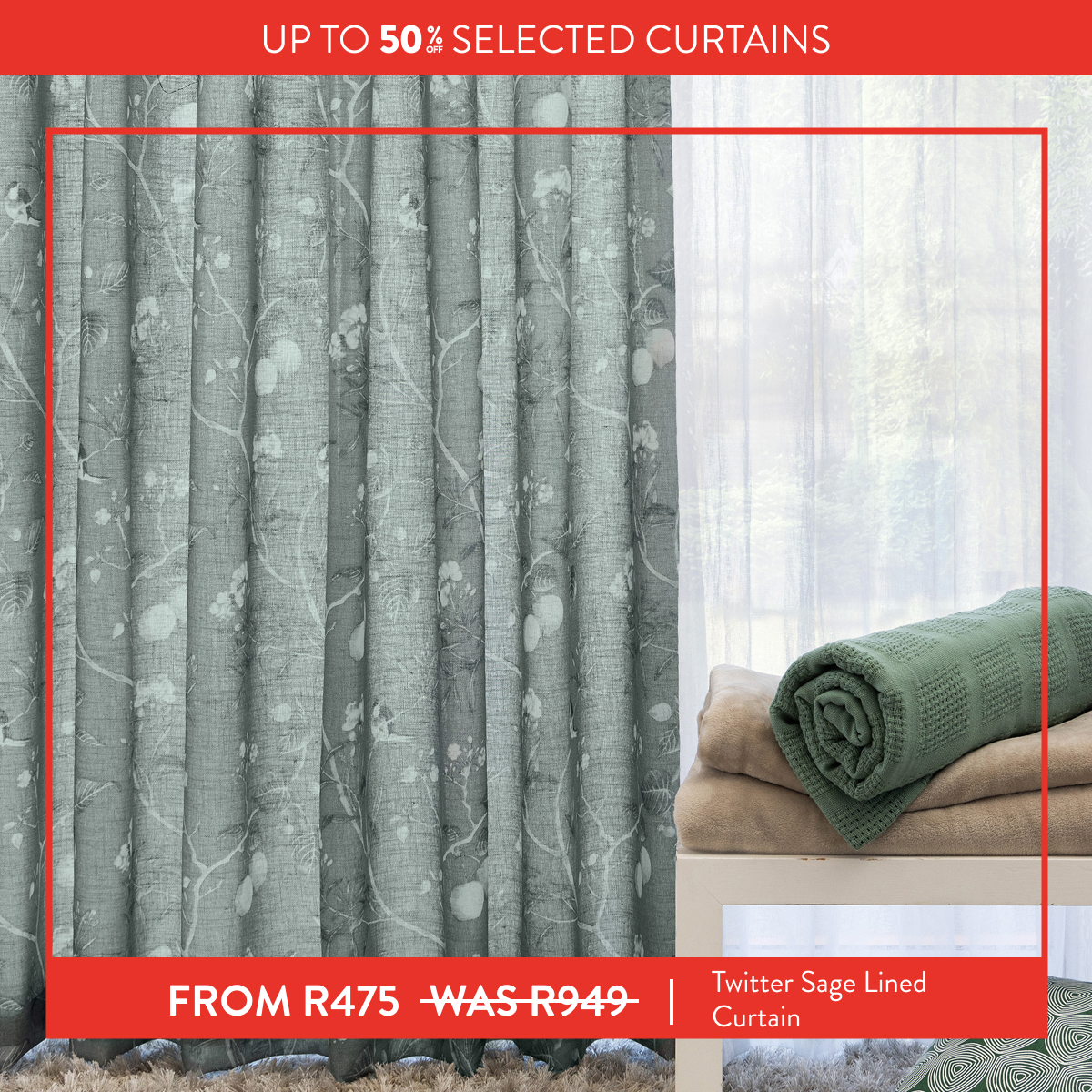 Up to 70% OFF Selected Ready Made Curtains FROM: 
