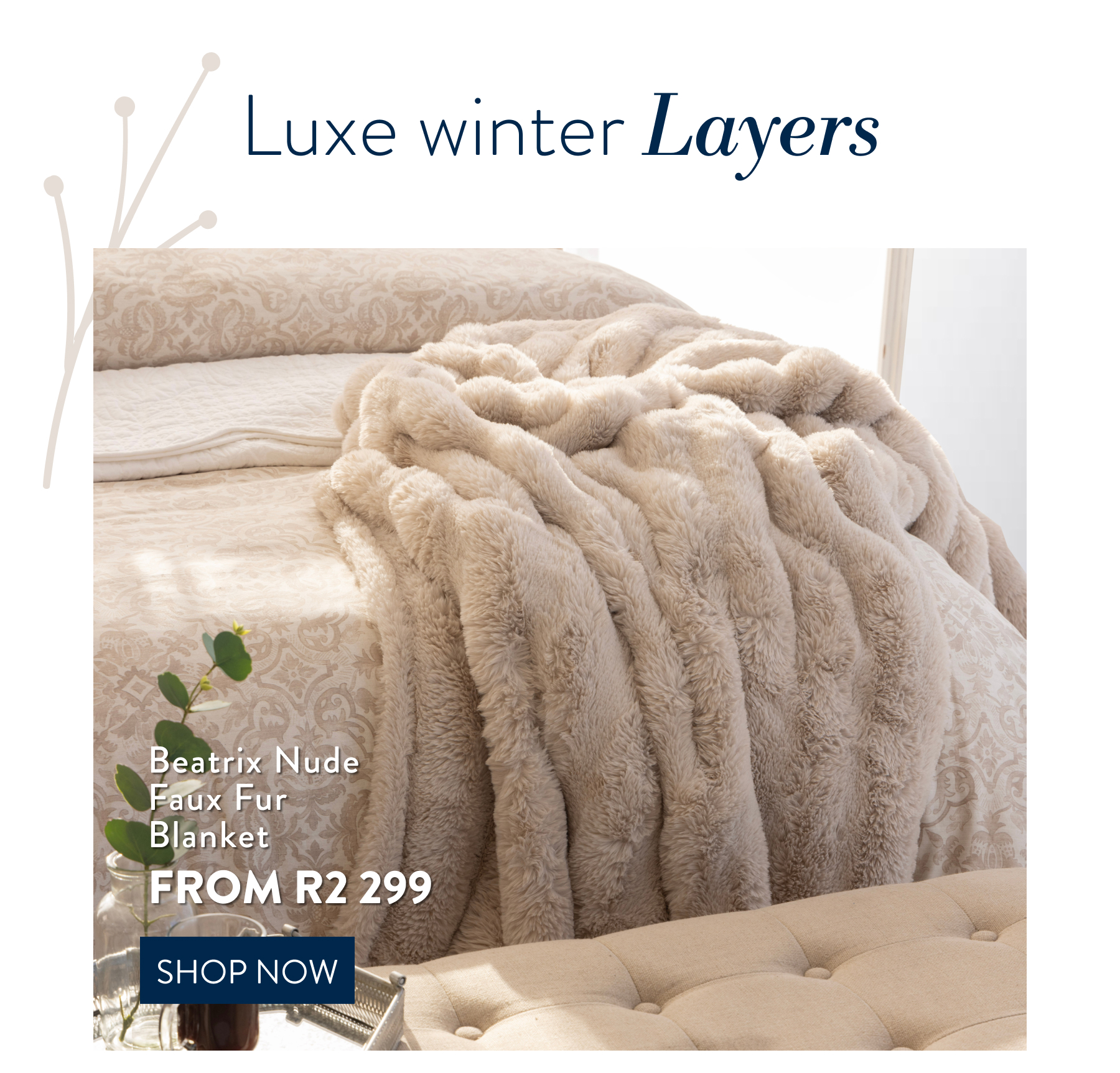 BEATRIX BLANKETS FROM: 