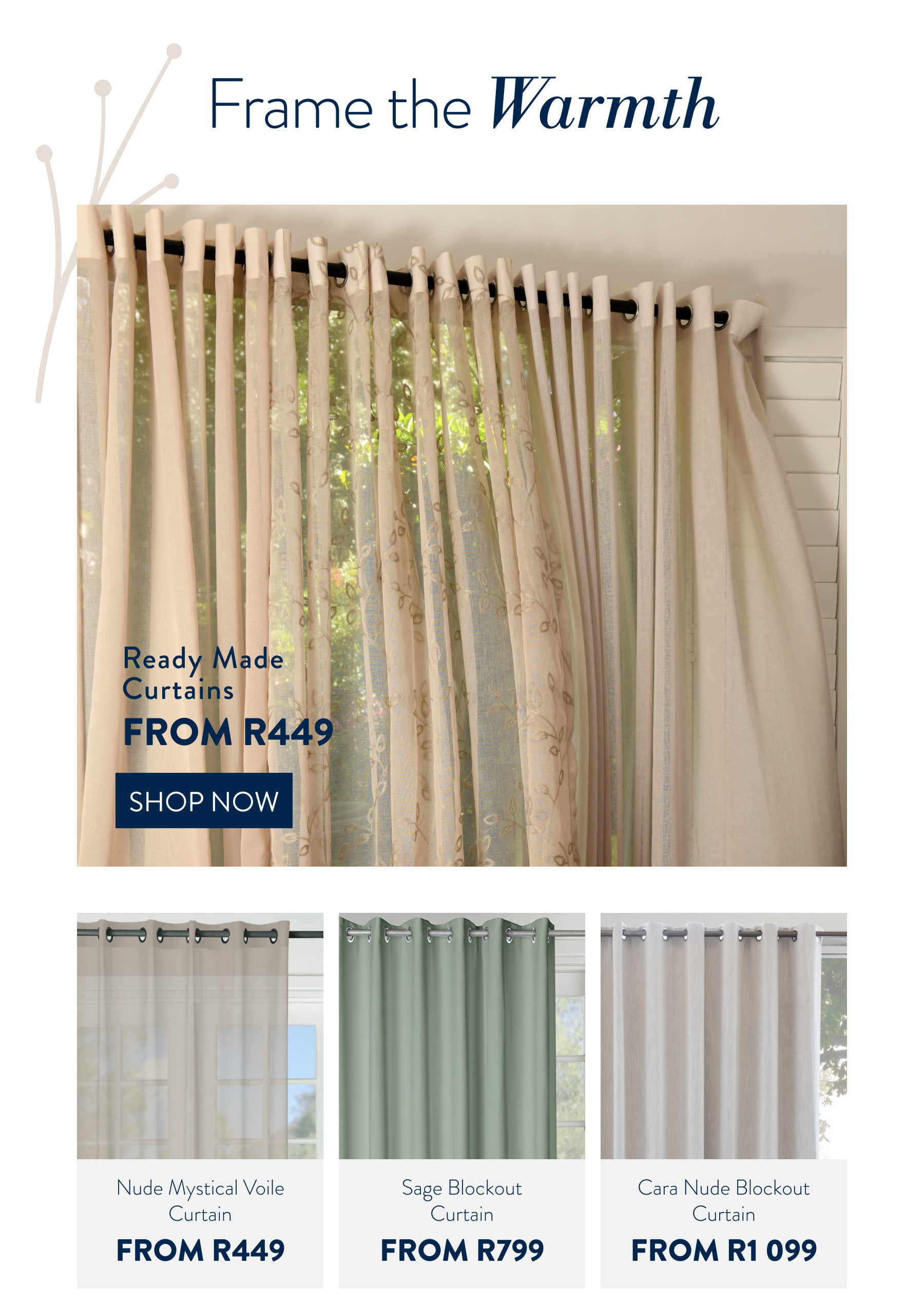 Curtains FROM: