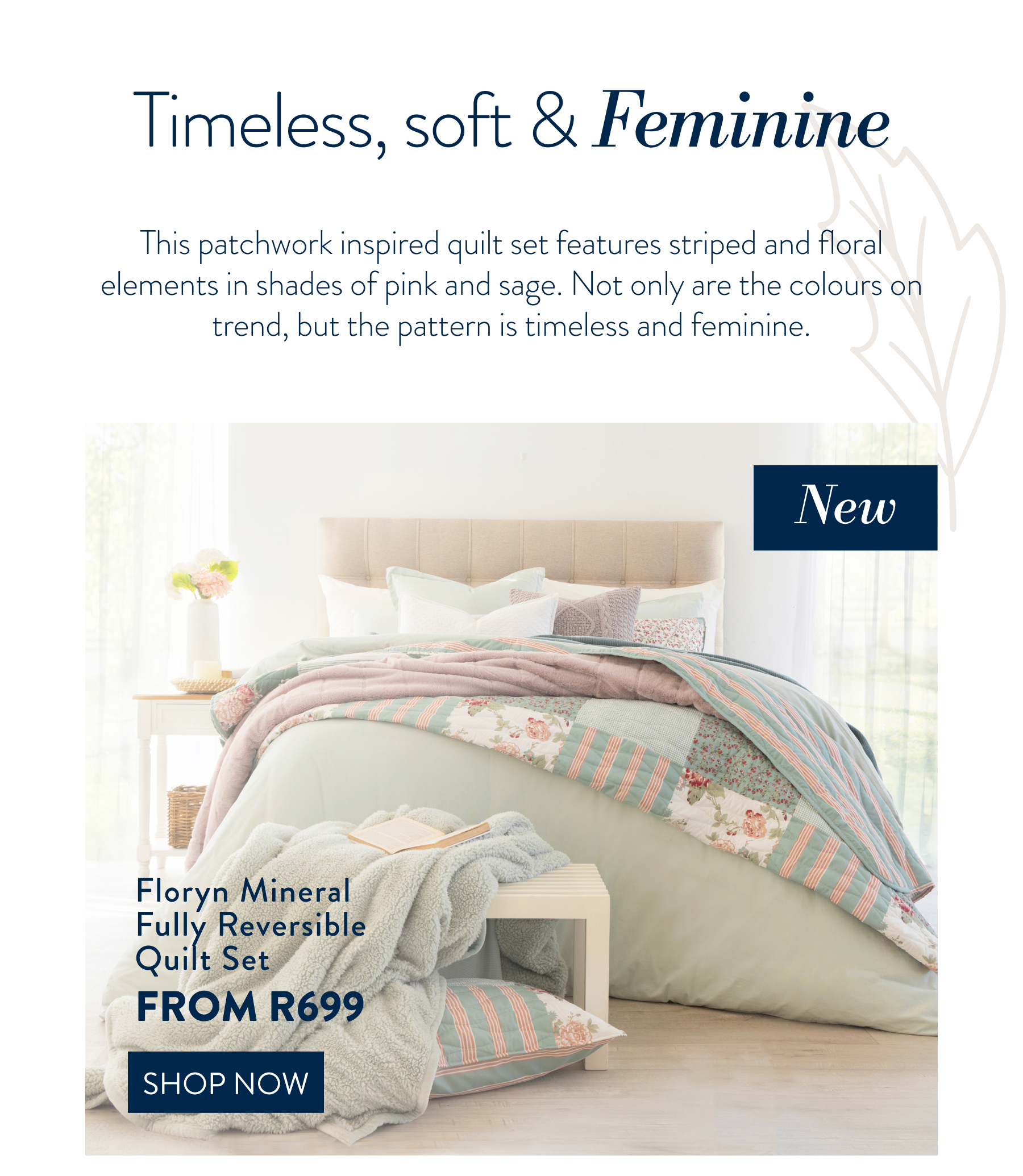 FLORYN MINERAL QUILT SET FROM: 