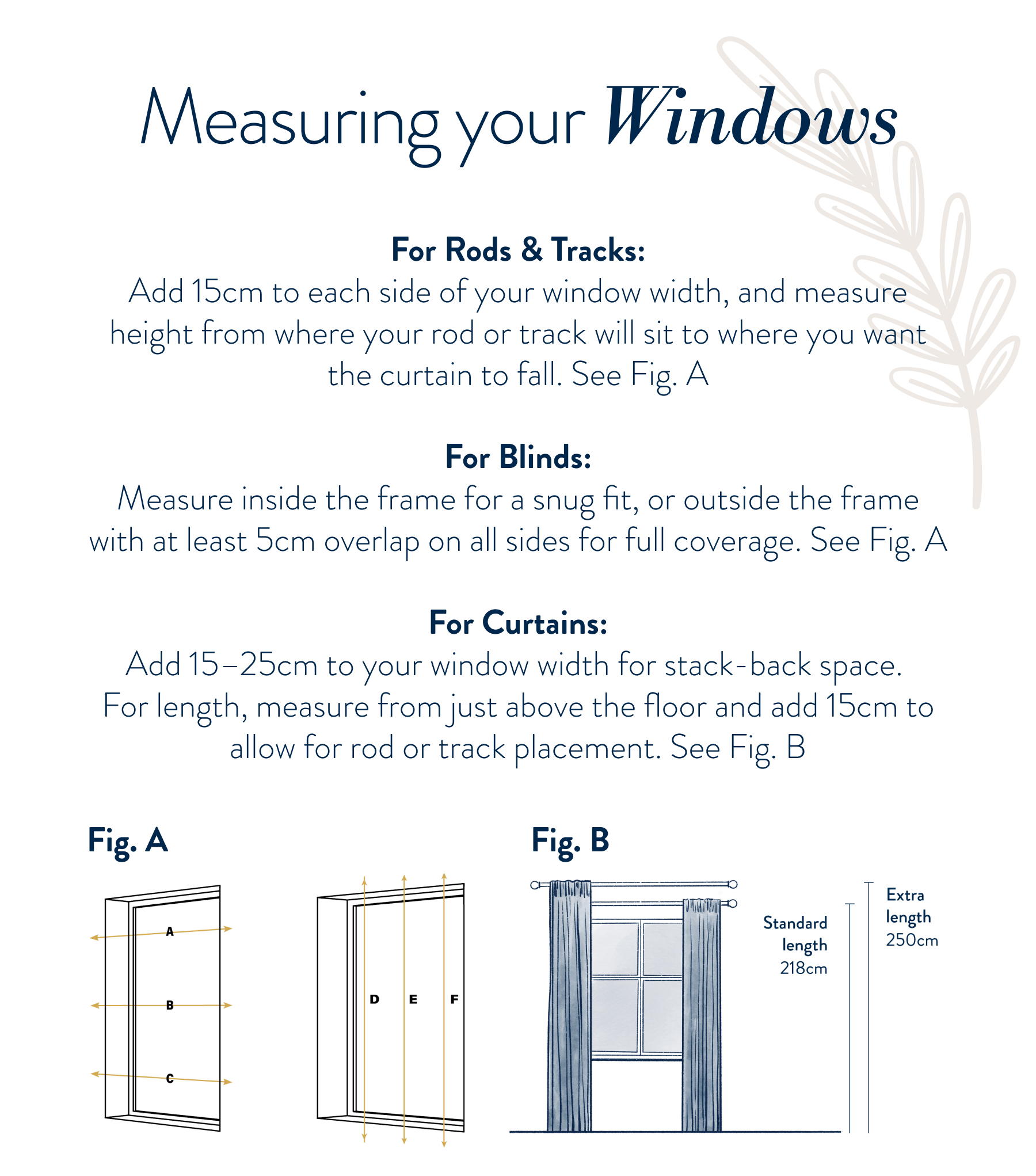 Measuring your Windows: 