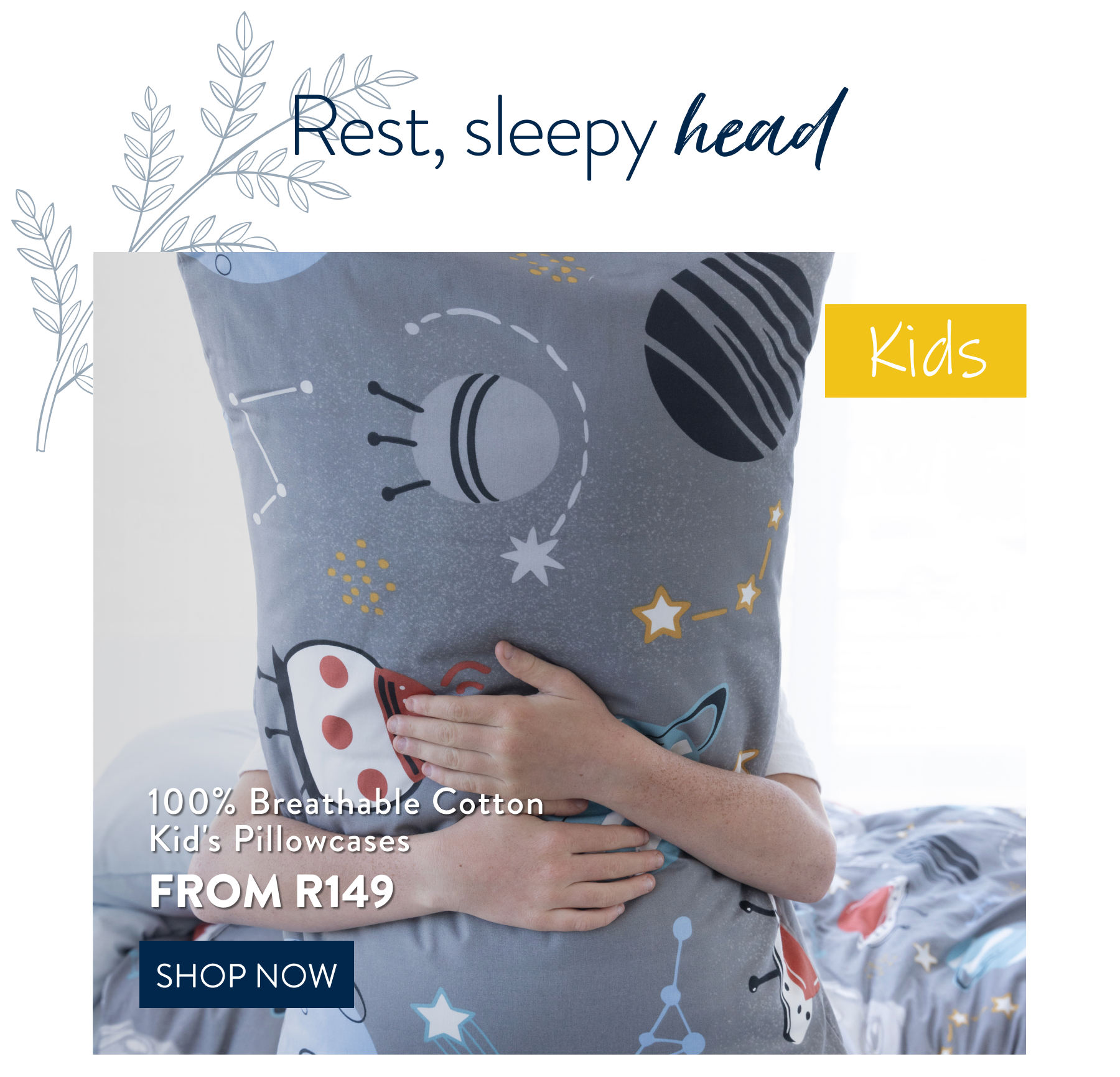 100% Cotton Pillowcases FROM: