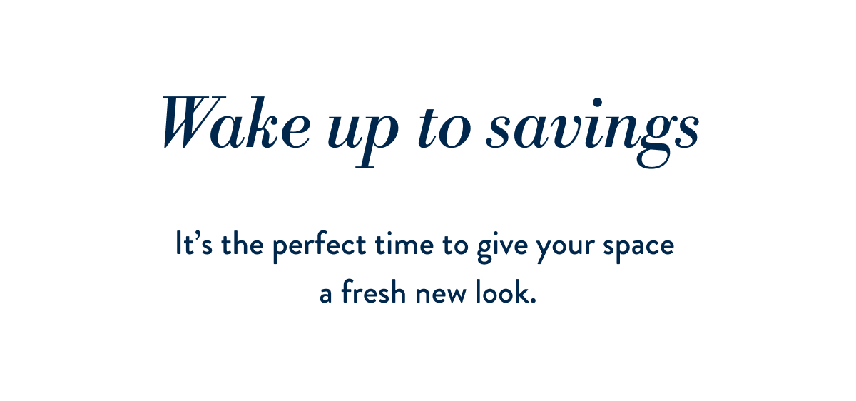 Wake Up to Savings
