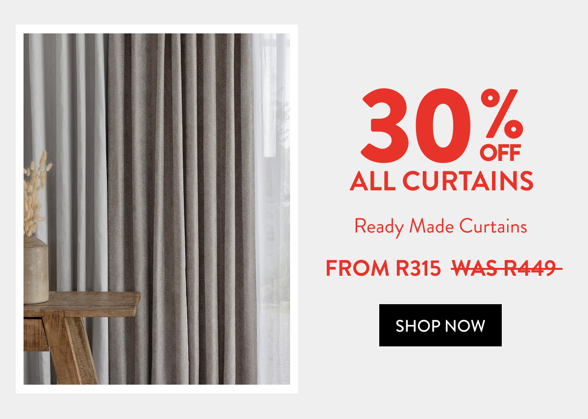 30% OFF EVERYTHING - Curtains