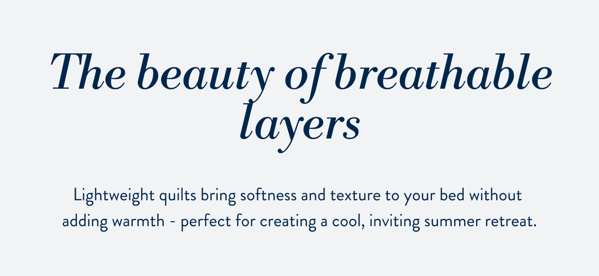 Benefits of layering Quilts