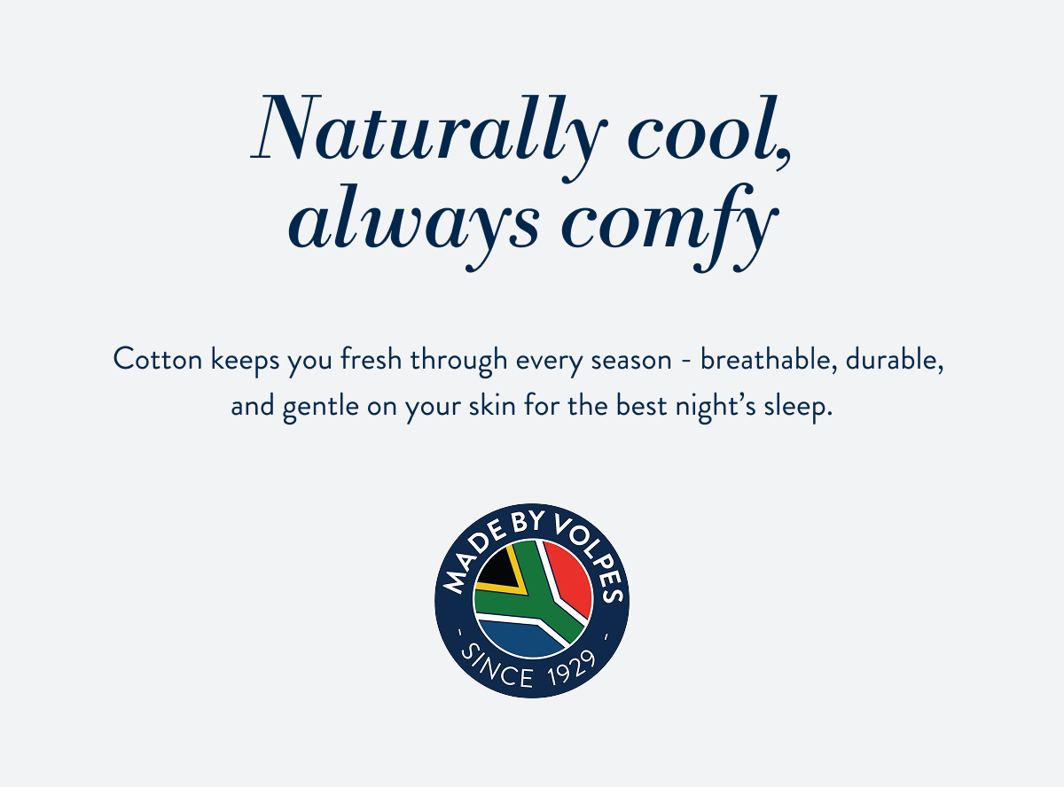 Cotton bedding for Summer