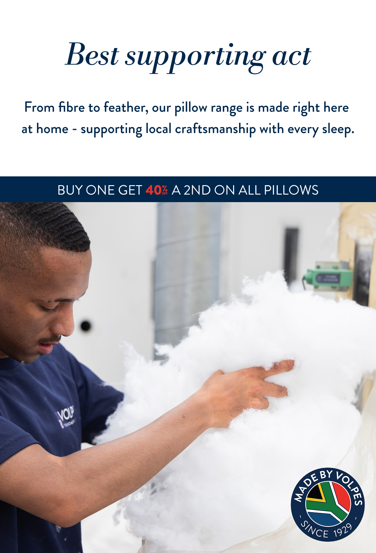 Get 40% OFF a 2nd ALL Pillows FROM: 