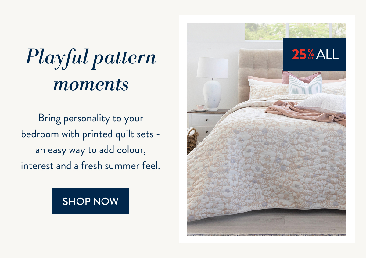 25% ALL QUILT SETS