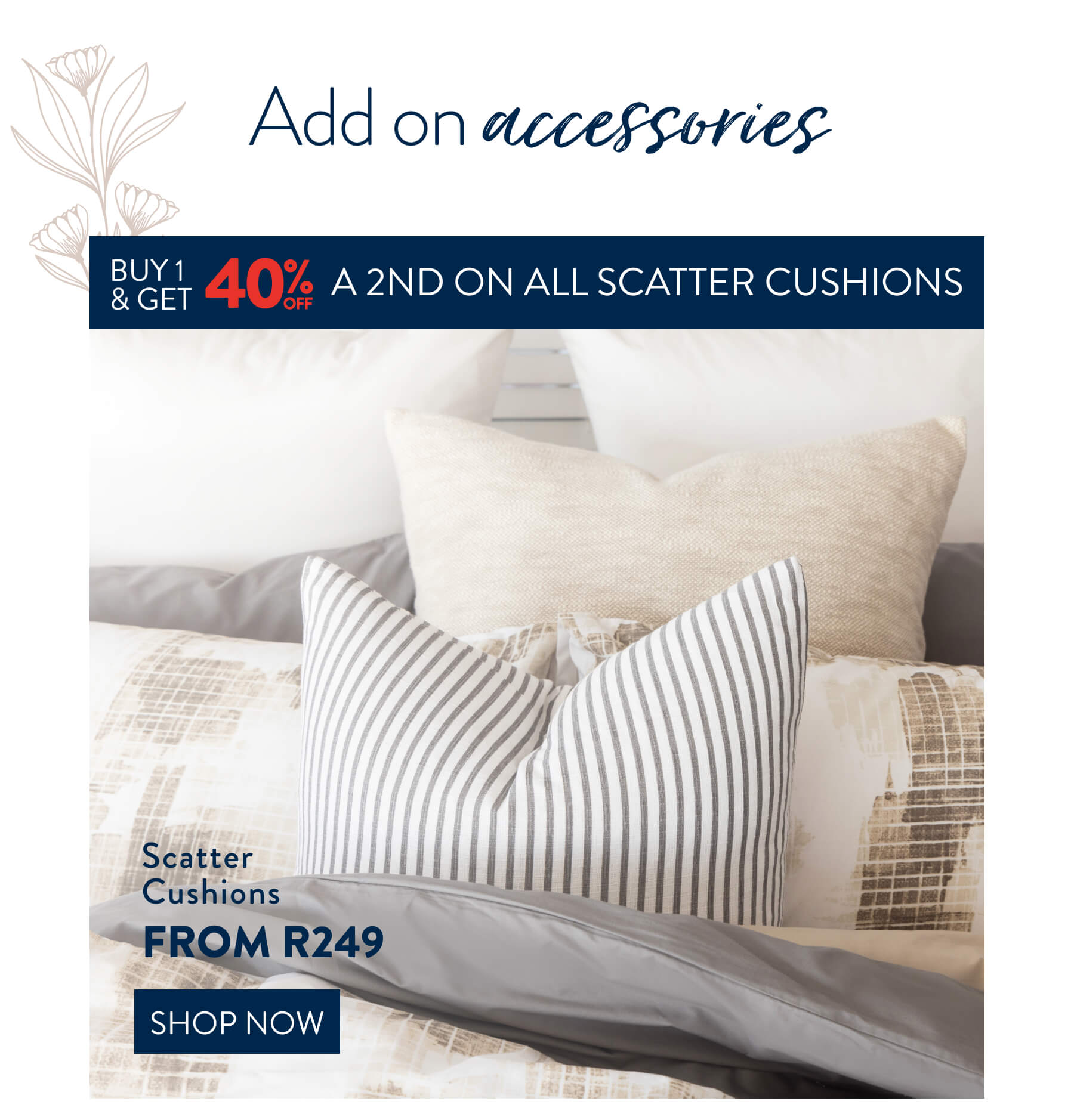  Buy 1, Get 40% OFF 2nd Scatters FROM: 